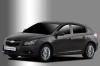 Дефлектор окон тёмные (4шт) Chevrolet (Шевроле) Cruze (круз) hatchback (2011 по наст.) 