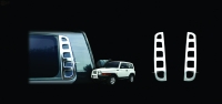 Накладки боковых задних стоек  Hyundai Tager (2008 по наст.)