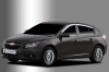 Дефлектор окон Chevrolet (Шевроле) Cruze (круз) hatchback (2011 по наст.) 