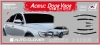 Дефлектор боковых окон (черные) 6шт (минимальный заказ от 10 комплектов) Audi (Ауди) A6 (А6) (2011 по наст.) 