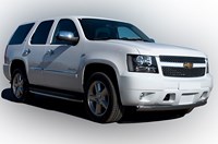Защита переднего бампера овальная 75х42мм Chevrolet (Шевроле) Tahoe (2013 по наст.) 