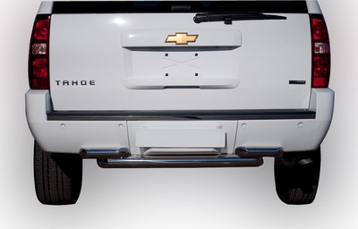 Защита заднего бампера 76/60мм Chevrolet (Шевроле) Tahoe (2013 по наст.) ― PEARPLUS.ru
