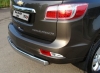 Защита задняя (овальная) 75х42 мм на Chevrolet (Шевроле) Trail Blazer 2013 по наст.