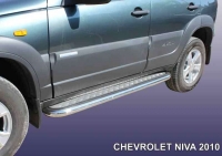 Пороги (площадка 63``) Chevrolet-Niva 2009-
