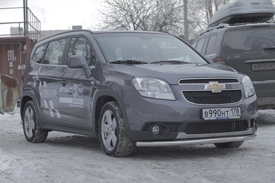 Защита переднего бампера труба d60 Premium, Chevrolet (Шевроле) Orlando 2012- ― PEARPLUS.ru