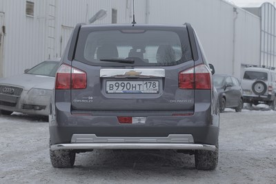 Защита задняя d60, Chevrolet (Шевроле) Orlando 2012- ― PEARPLUS.ru