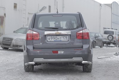 Защита задняя уголки d60, Chevrolet (Шевроле) Orlando 2012- ― PEARPLUS.ru