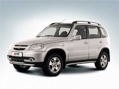 Защита переднего бампера d76/d57 Chevrolet (Шевроле) Niva (2010 по наст.) ― PEARPLUS.ru