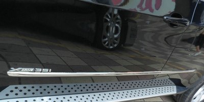 Молдинги на боковые двери, S/S #304 BMW X5 