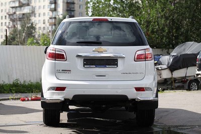 Защита задняя уголки d60, Chevrolet (Шевроле) Trailblazer 2013- ― PEARPLUS.ru