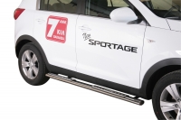 Боковые подножки(пороги) Kia Sportage R (2010 по наст.) SKU:5618gt