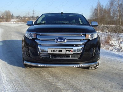 Защита передняя нижняя (с ходовыми огнями) 76, 1 мм Ford (Форд) Edge 2014-2015 ― PEARPLUS.ru
