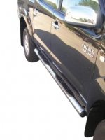 Боковые подножки(пороги) Toyota HiLUХ (2010 по наст.) SKU:6451qw
