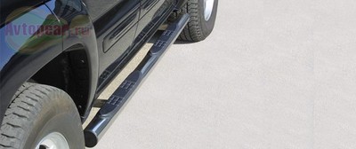 Боковые подножки (Пороги, Защита порогов) New  Jeep Cherokee (2001-2007)