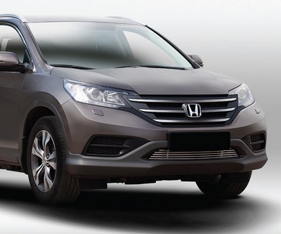 Декоративные элементы воздухозаборника (хром загл.) d10,Honda CR-V 2013-