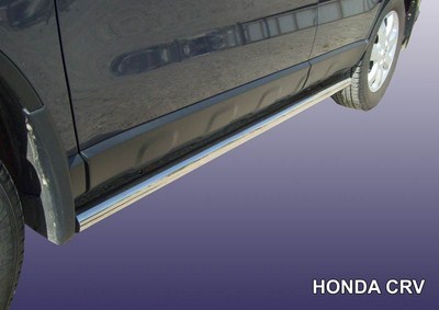 Пороги d57 труба Honda (хонда) CR-V (2010-2012) ― PEARPLUS.ru