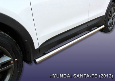 Пороги d 57 труба Hyundai Santa Fe (2012 по наст.)
