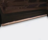 Пороги труба овальные 75х42, Hyundai (хендай) Santa Fe (санта фе) 2013-