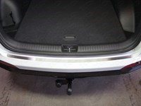 Накладка на задний бампер (лист шлифованный) Hyundai (хендай) Creta 2016-