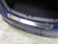 Накладка на задний бампер (лист шлифованный) Hyundai (хендай) Elantra (элантра) 2016-
