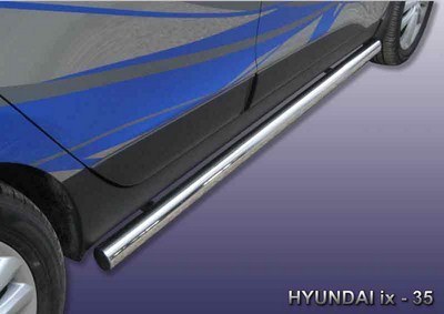 Пороги d76 труба  Hyundai ix35 (2010 по наст.)