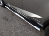 Пороги овальные с накладкой 120х60 мм Lexus (лексус) NX 300h 2014