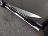 Пороги овальные с накладкой 120х60 мм Lexus (лексус) NX 200t 2015 