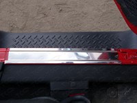 Накладки на пороги (зеркальные)  (комплект 4 шт.) Jeep (джип) Wrangler (вранглер) 5D (3, 6) 2014