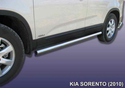 Пороги d57 труба Kia Sorento R (2010-2012)