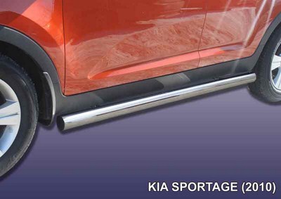 Пороги d76 труба Kia Sportage R (2010 по наст)