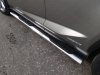 Пороги овальные с накладкой 120х60 мм Lexus (лексус) NX 200 2014