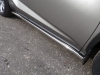 Пороги труба 60, 3 мм Lexus (лексус) NX 200 2014