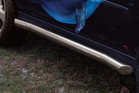 Пороги труба d 76 (компл. 2 шт) Lexus (лексус) RX II 400 2003-2009