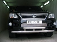 Накладка на решетку бампера d10 Lexus (лексус) LX-570 2007-2012