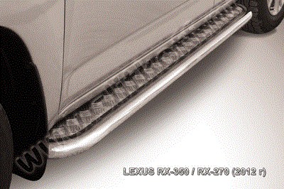 Пороги d57 с листом Lexus RX 350/RX 270 (2012 по наст.) SKU:93215qw