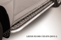 Пороги d57 с листом Lexus (лексус) RX 350/RX 270 (2012 по наст.) 