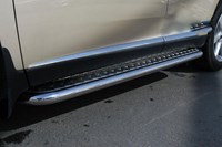 Пороги с алюминиевым листом d 60 прямые (компл. 2 шт) Lexus (лексус) RX III 350 2009-2012