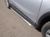 Пороги с площадкой (нерж. лист) 60, 3 мм Mazda (мазда) CX-5 (CX 5) 2015