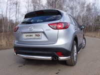 Защита задняя (уголки) 75х42 мм Mazda (мазда) CX-5 (CX 5) 2015 ― PEARPLUS.ru