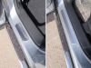 Накладки на пороги (лист шлифованный) 1мм Mazda (мазда) CX-5 (CX 5) 2015