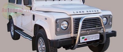 Защита бампера Land Rover (ленд ровер) Defender 110 (1985-2012) ― PEARPLUS.ru