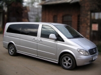 Повторители штатных порогов d60 (труба со скосами) Mercedes (мерседес)-Benz Viano W639 (long base) 2003–2010 ― PEARPLUS.ru