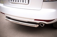 Защита бампера задняя из нержавеющей стали. 76мм (дуга) Mazda (мазда) CX-7 (CX 7) (2010 по наст.) 