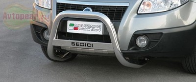 Защита бампера передняя Fiat Sedici (2006 по наст.)