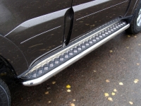 Пороги с площадкой 60,3 мм на Chevrolet Trail Blazer 2013 по наст.