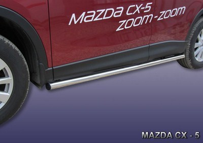 Пороги d57 труба Mazda CX-5 (2012 по наст.)