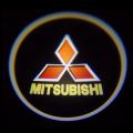 Подсветка в дверь с логотипом Mitsubishi (митсубиси)