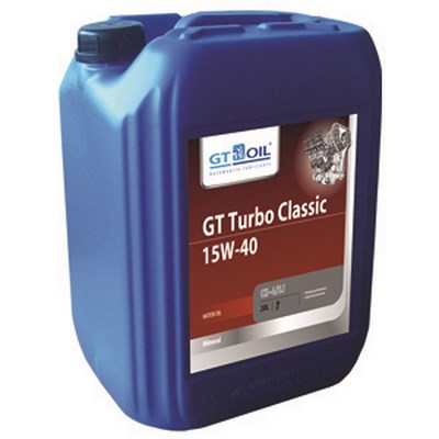 Моторное масло для дизельных двигателей GT Turbo Classic   (Минеральное)   15W-40 (20л)