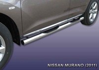 Пороги d76 с проступями Nissan (ниссан) Murano (мурано) (2011 по наст.) 