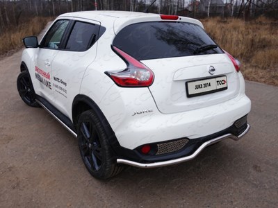 Защита задняя 42, 4 мм Nissan (ниссан) Juke (жук) 2014 2WD ― PEARPLUS.ru